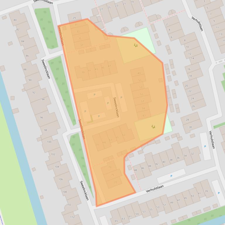 Kaart van postcodegebied 2692BB.