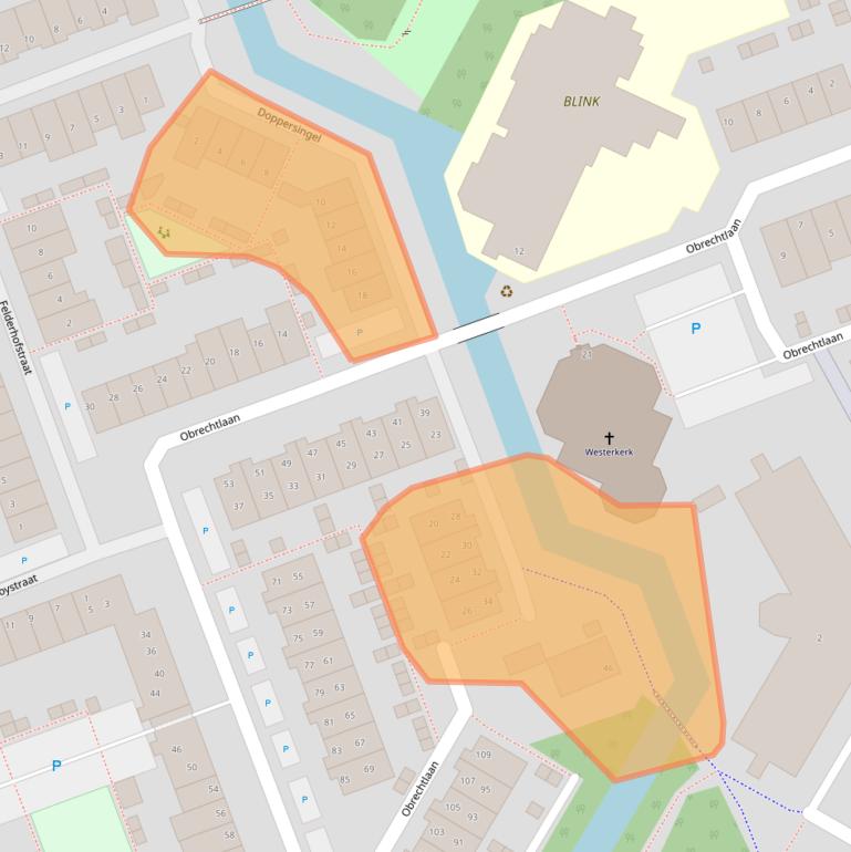 Kaart van postcodegebied 2692CC.