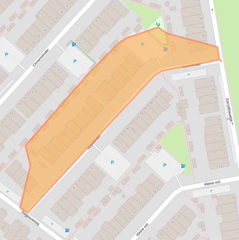 Kaart van postcodegebied 2692GC.