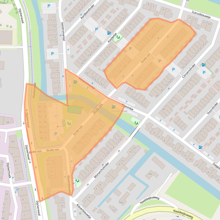 Kaart van postcodegebied 2692GM.