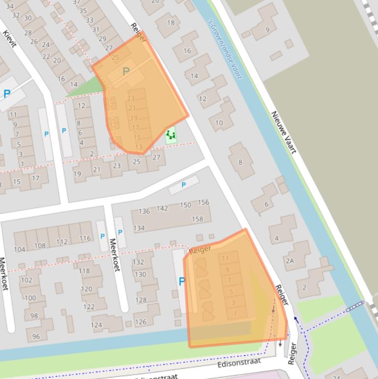 Kaart van postcodegebied 2693AL.
