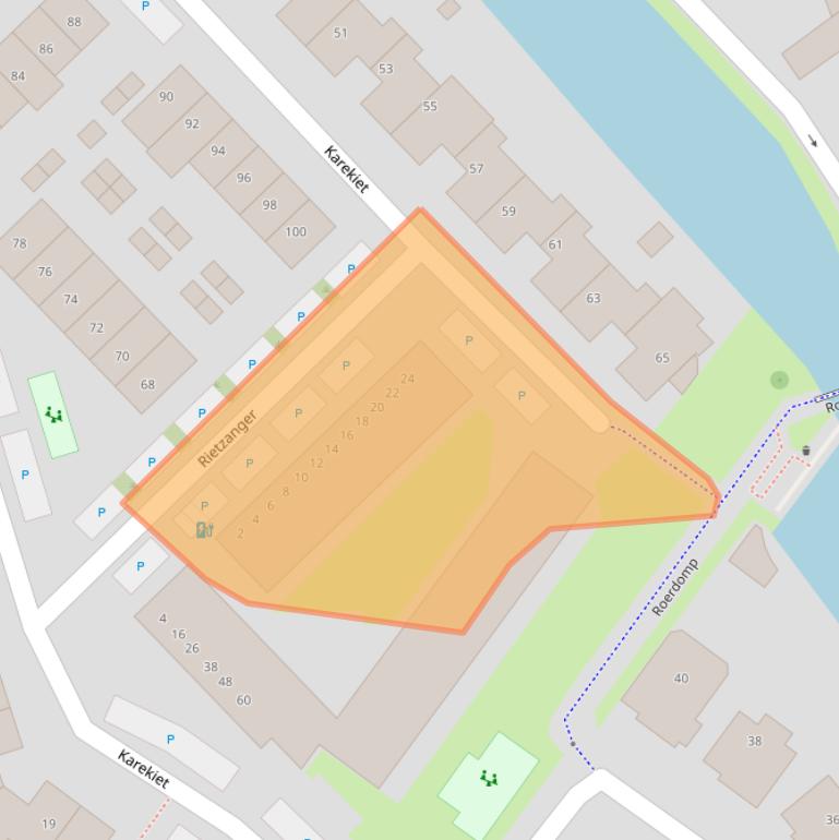 Kaart van postcodegebied 2693AP.