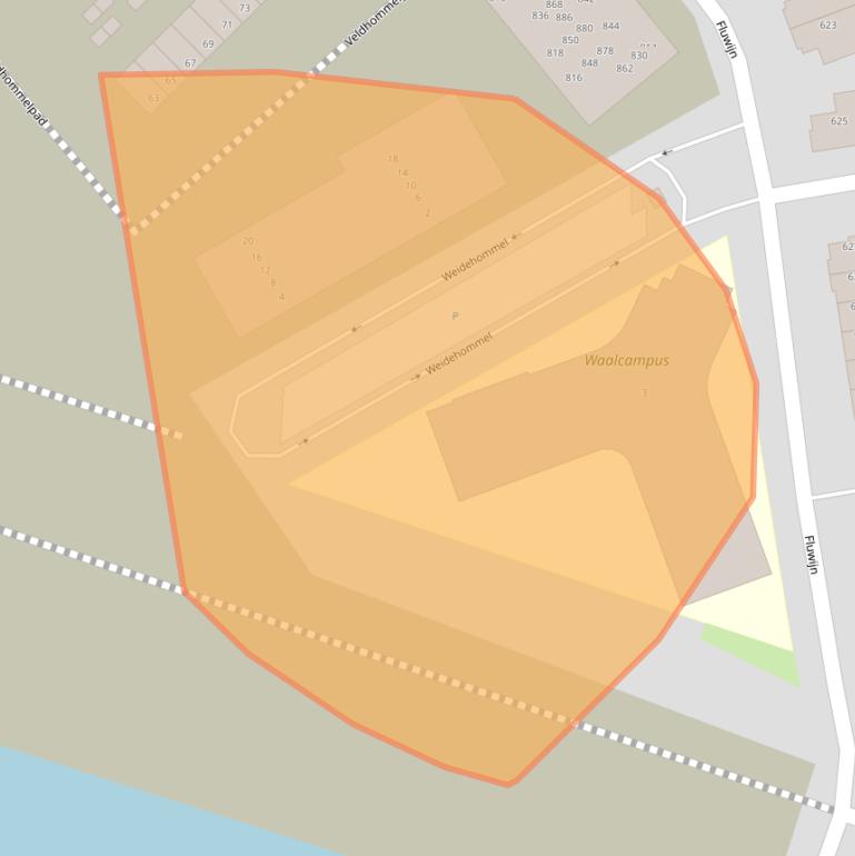 Kaart van postcodegebied 2693BH.