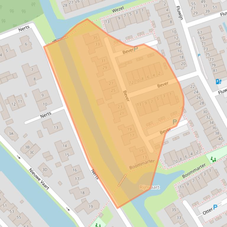 Kaart van postcodegebied 2693EC.