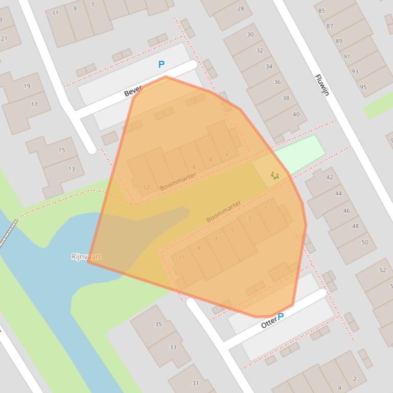 Kaart van postcodegebied 2693ED.