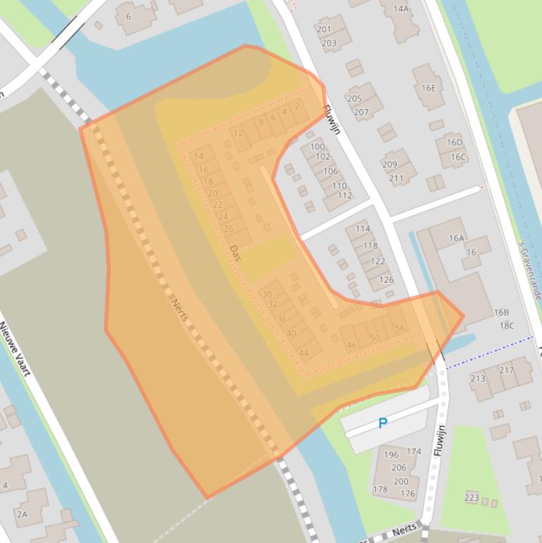 Kaart van postcodegebied 2693EN.