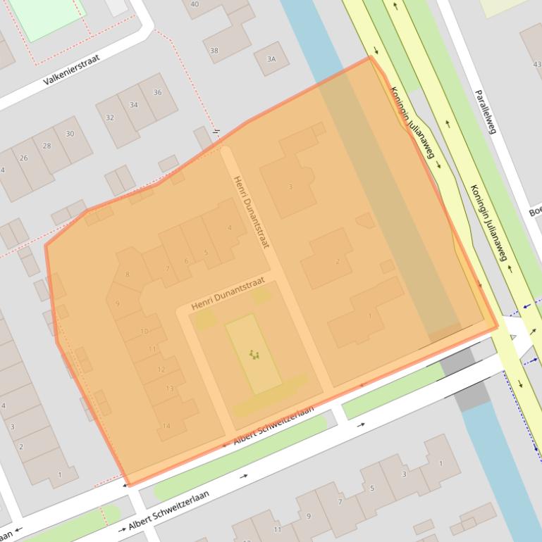 Kaart van postcodegebied 2694AL.