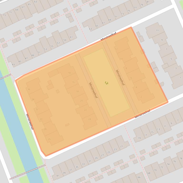 Kaart van postcodegebied 2694AT.