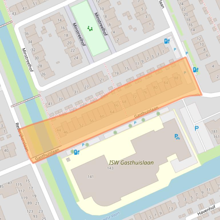 Kaart van postcodegebied 2694BC.