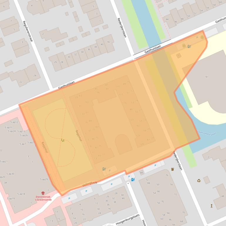 Kaart van postcodegebied 2694BD.