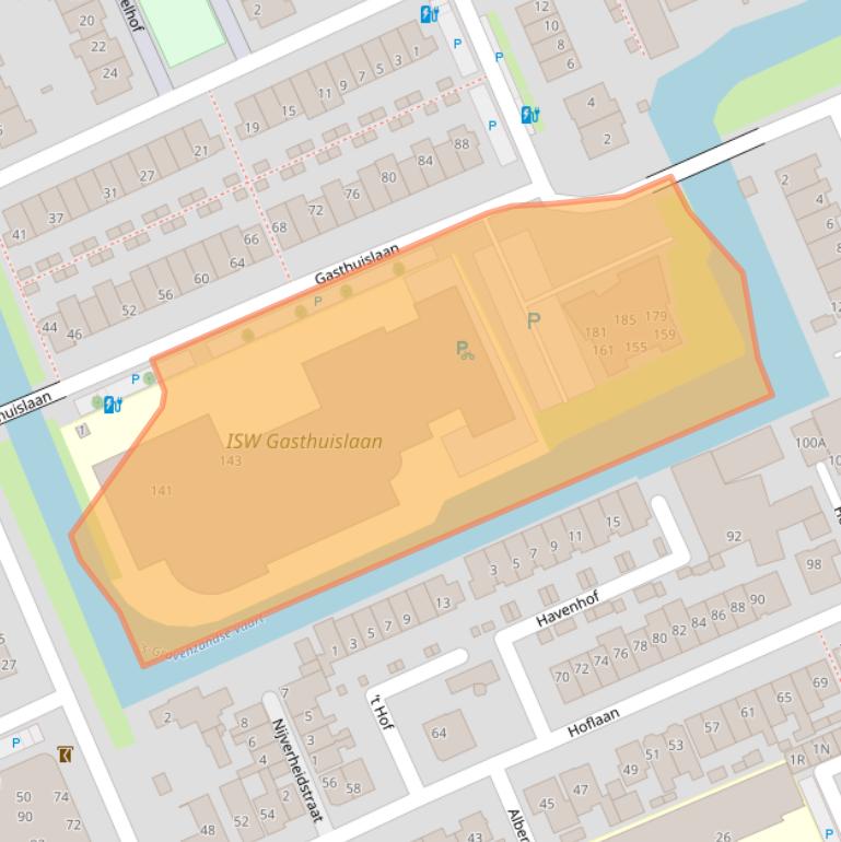 Kaart van postcodegebied 2694BE.