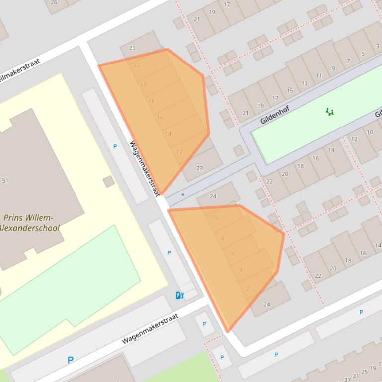 Kaart van postcodegebied 2694BR.