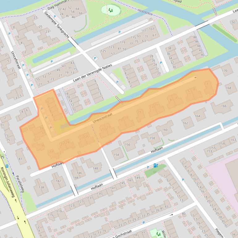 Kaart van postcodegebied 2694KA.