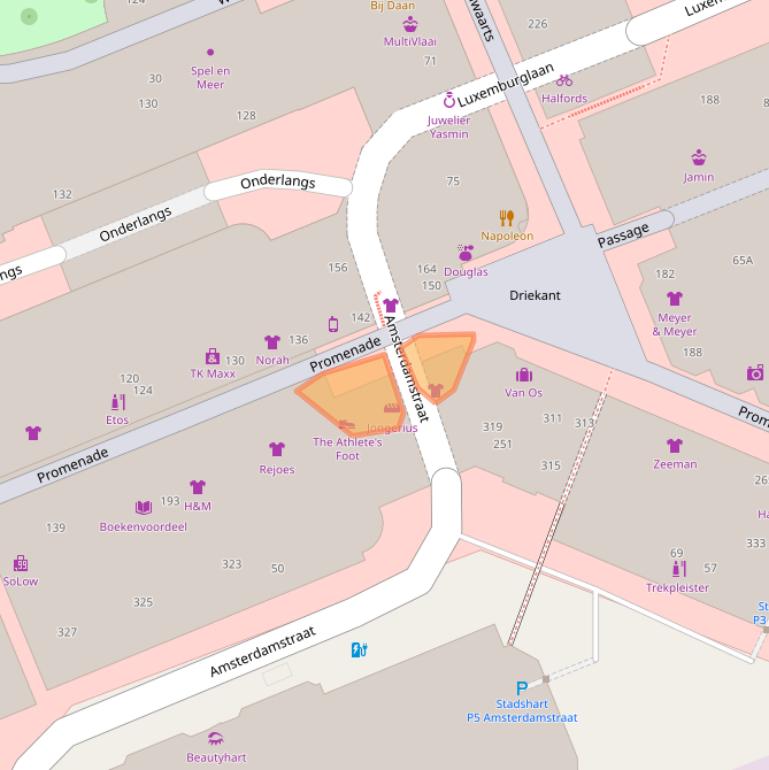 Kaart van postcodegebied 2711AP.