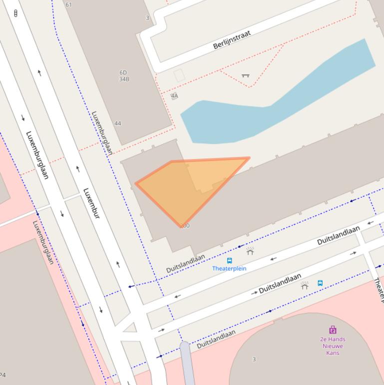 Kaart van postcodegebied 2711BJ.