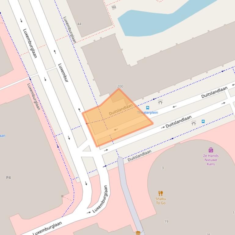 Kaart van postcodegebied 2711BK.