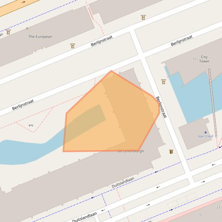 Kaart van postcodegebied 2711BM.