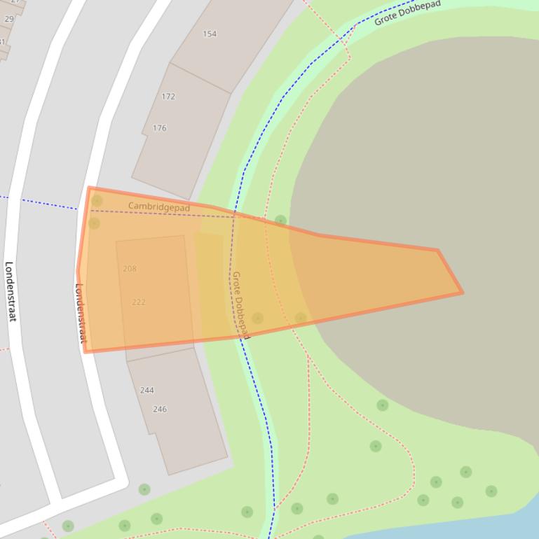 Kaart van postcodegebied 2711DJ.