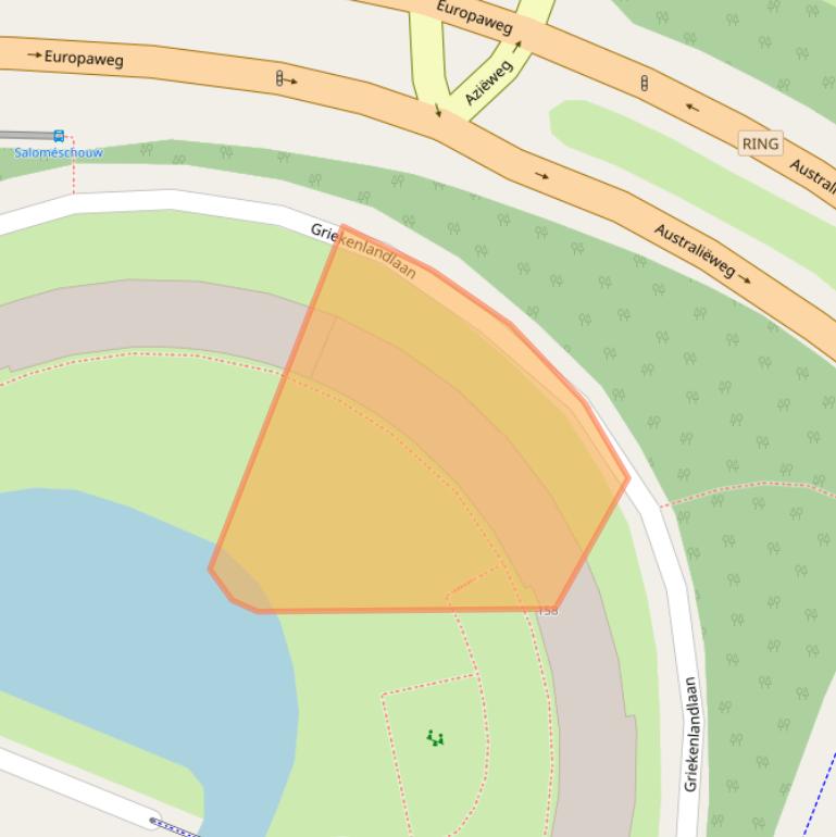 Kaart van postcodegebied 2711GD.