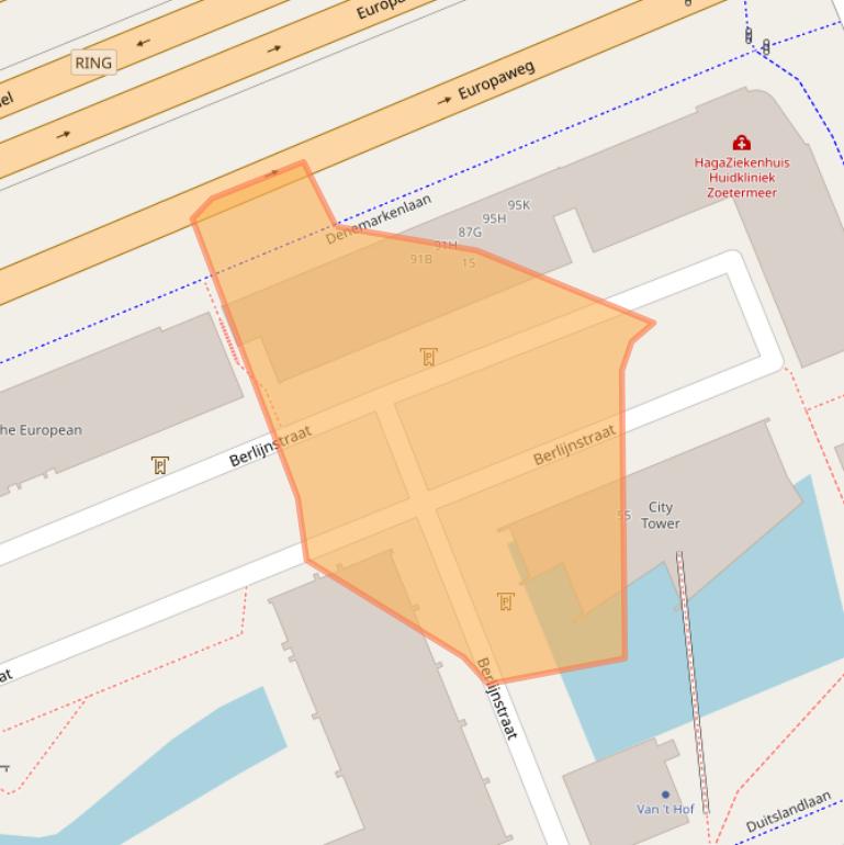 Kaart van postcodegebied 2711PP.