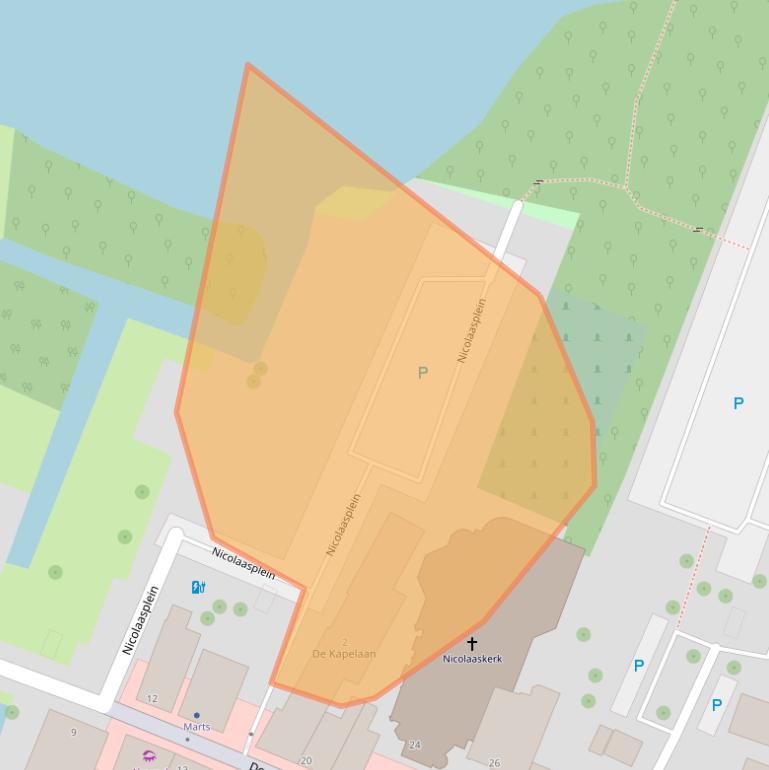 Kaart van postcodegebied 2712AV.