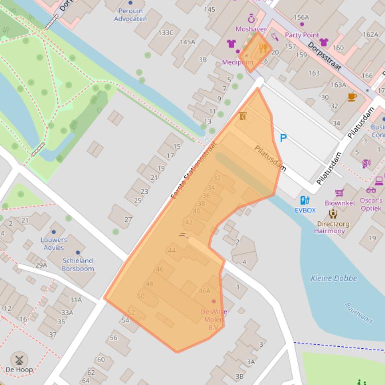 Kaart van postcodegebied 2712HH.