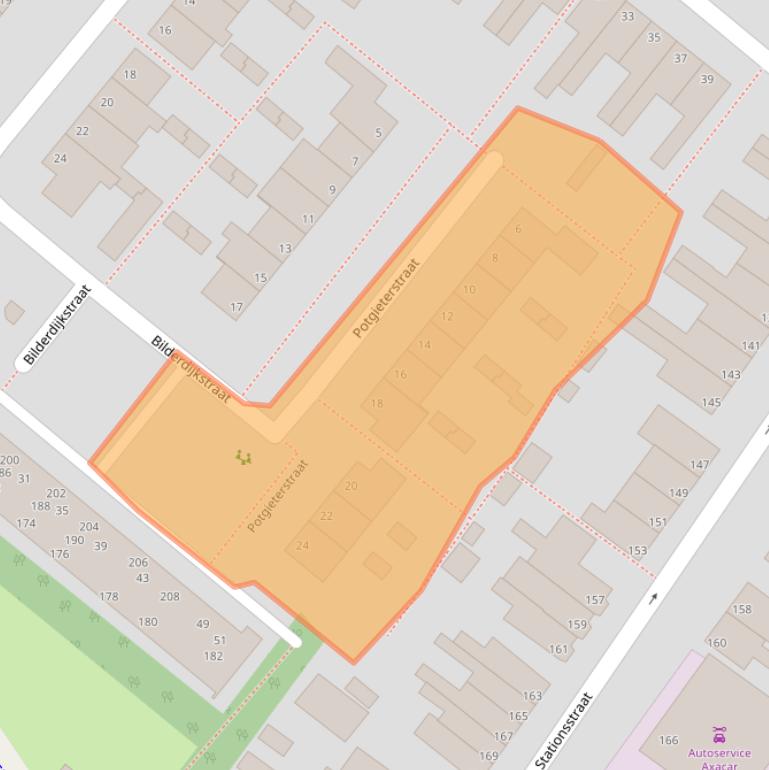 Kaart van postcodegebied 2712RM.