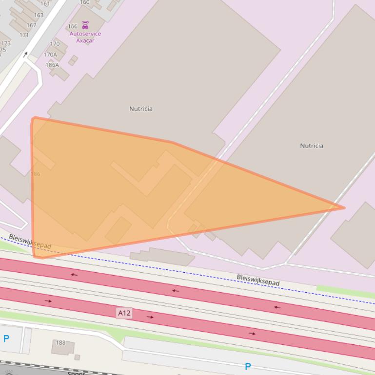 Kaart van postcodegebied 2712SN.