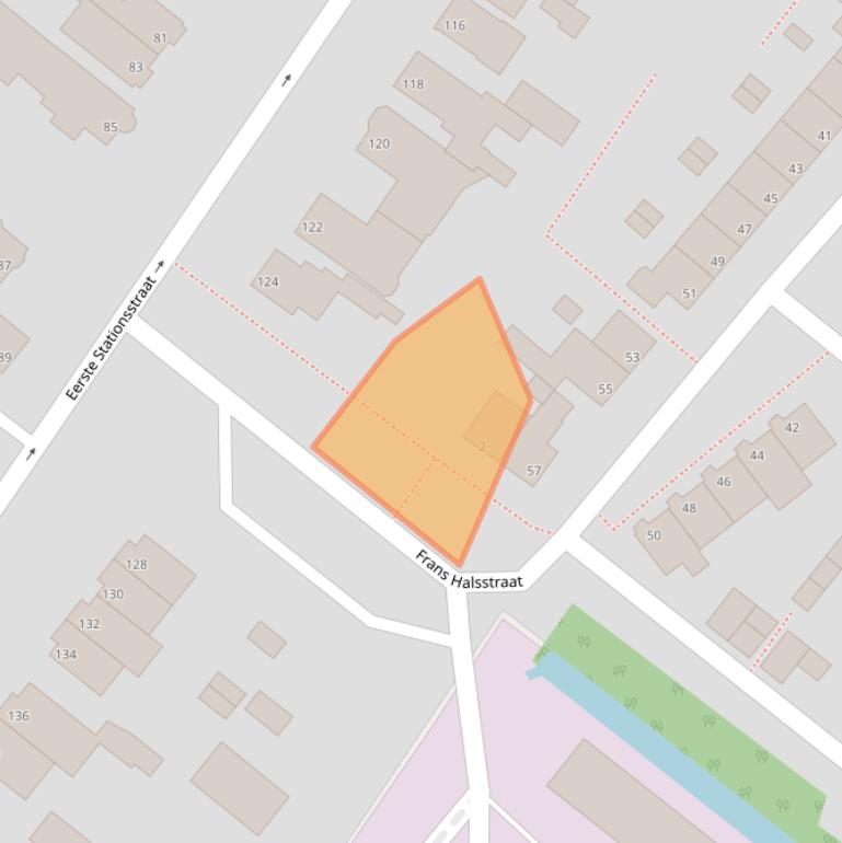 Kaart van postcodegebied 2712SP.