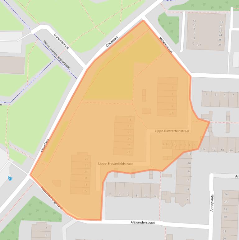 Kaart van postcodegebied 2713AM.