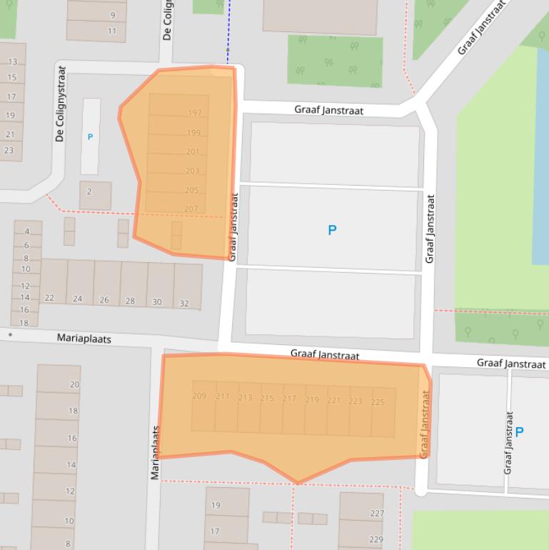 Kaart van postcodegebied 2713CL.