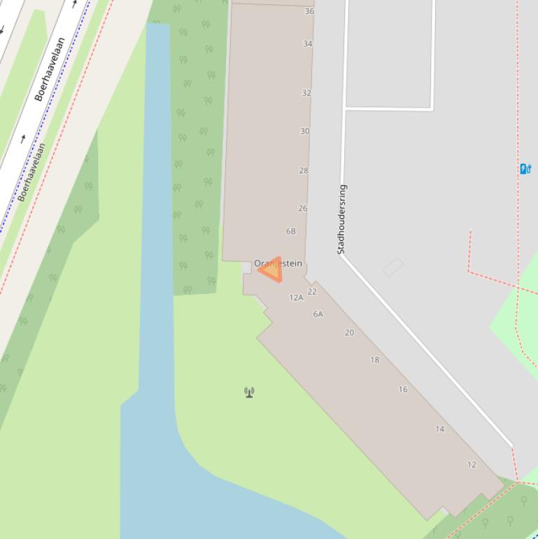 Kaart van postcodegebied 2713GE.