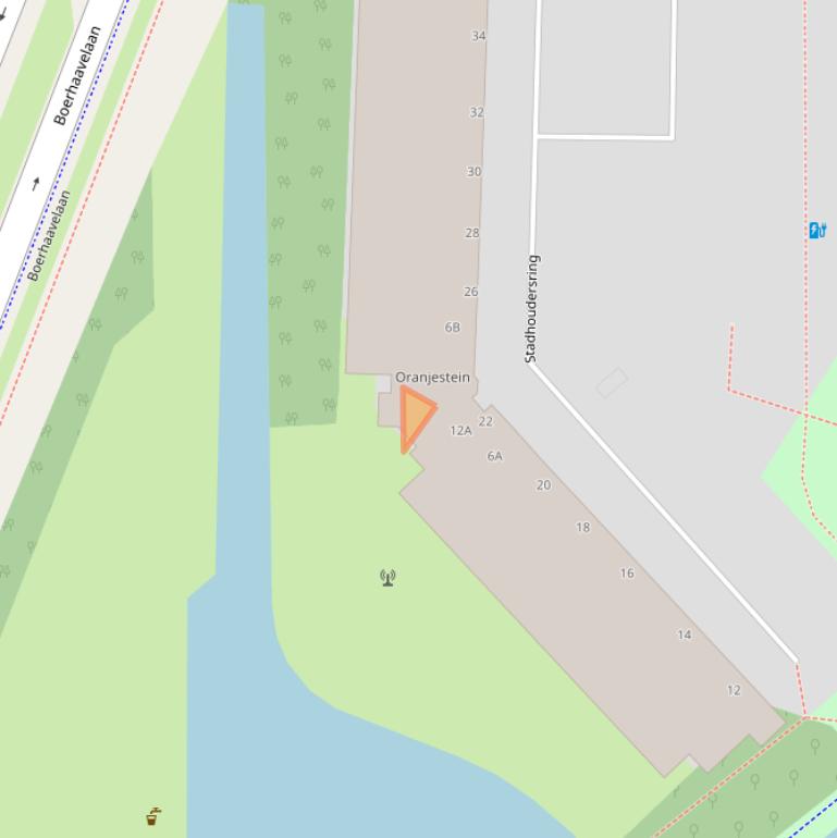 Kaart van postcodegebied 2713GK.