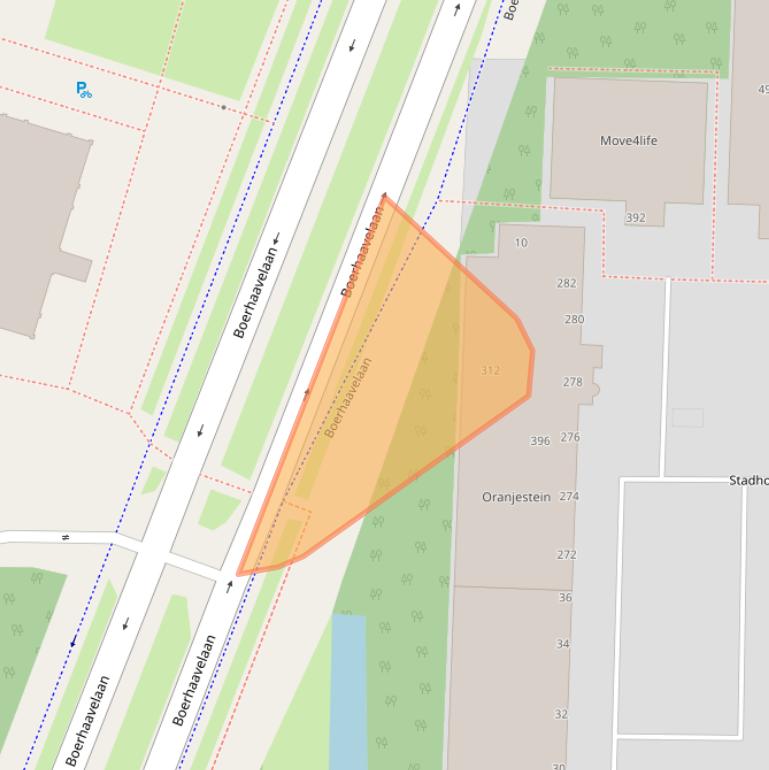 Kaart van postcodegebied 2713GM.