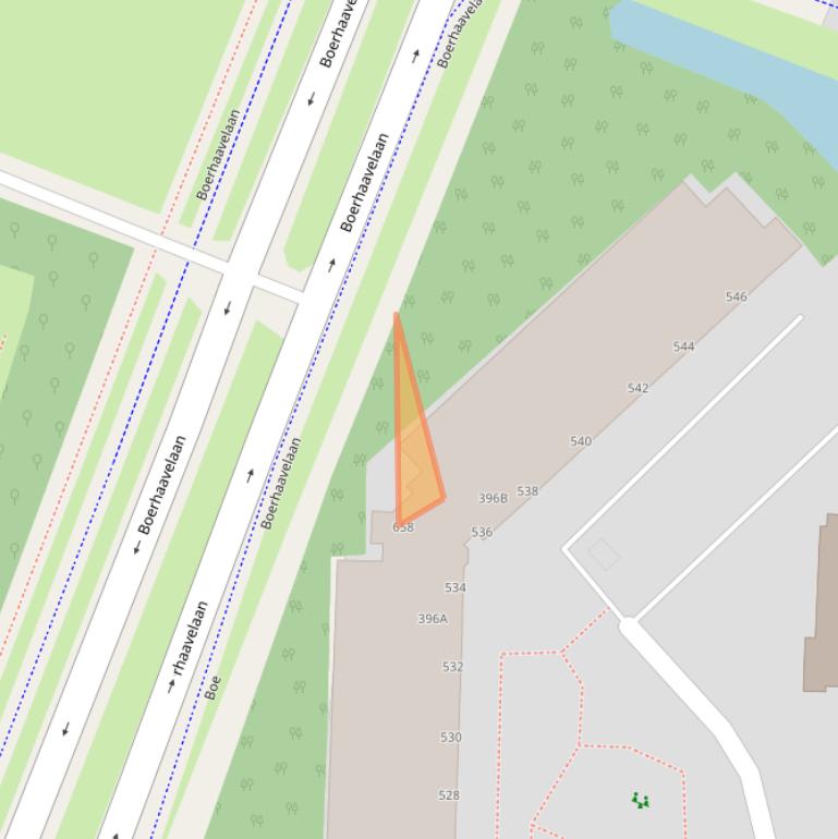 Kaart van postcodegebied 2713GT.