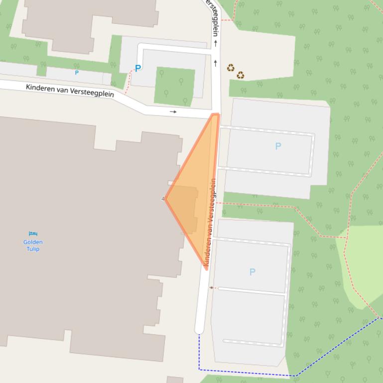 Kaart van postcodegebied 2713HD.