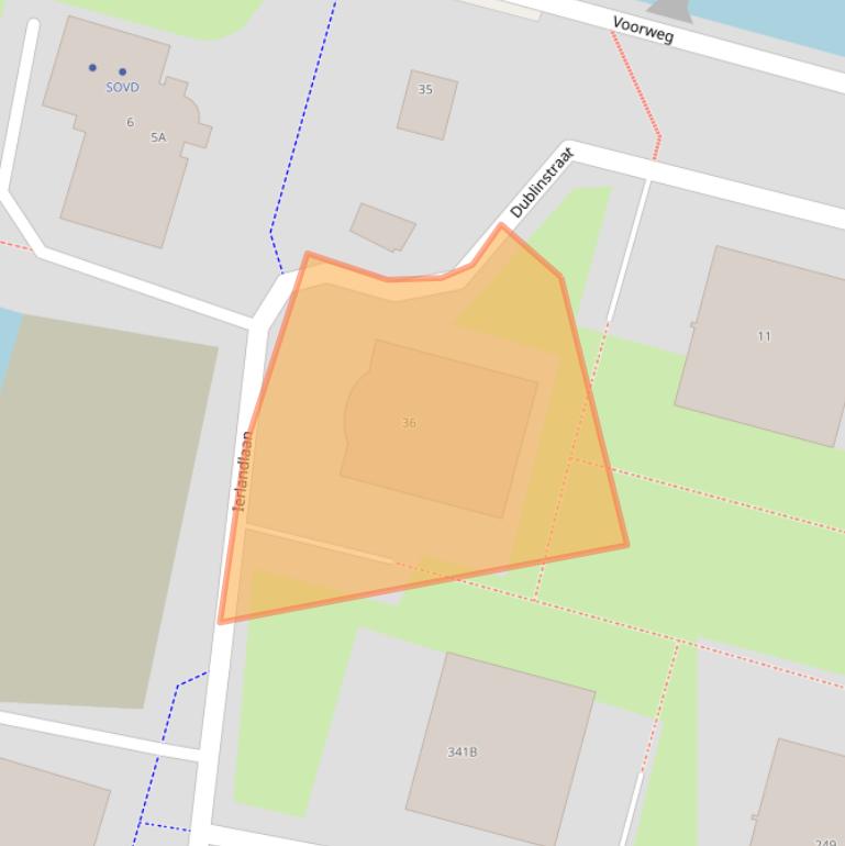 Kaart van postcodegebied 2713HM.