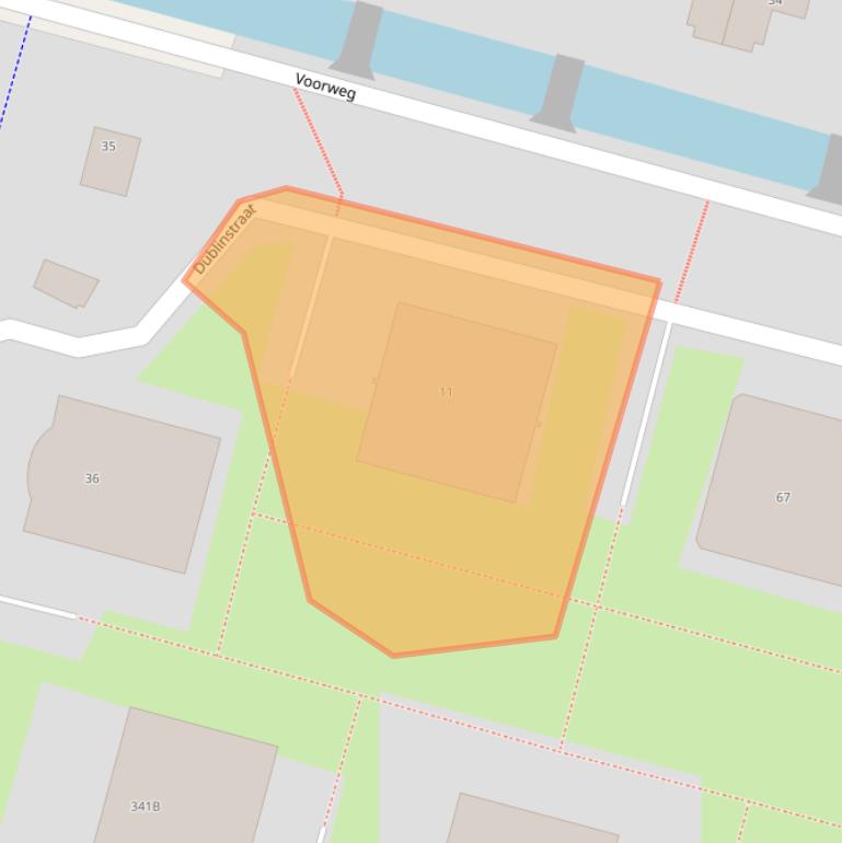 Kaart van postcodegebied 2713HN.