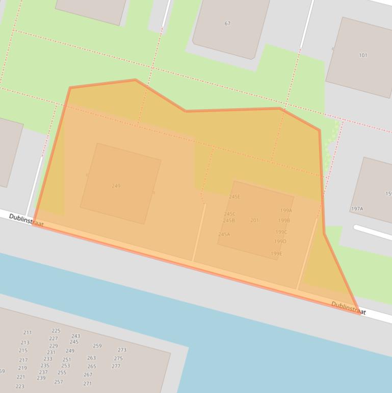 Kaart van postcodegebied 2713HT.