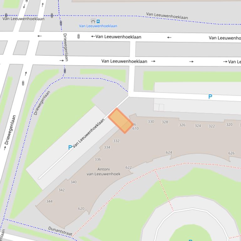 Kaart van postcodegebied 2713RK.