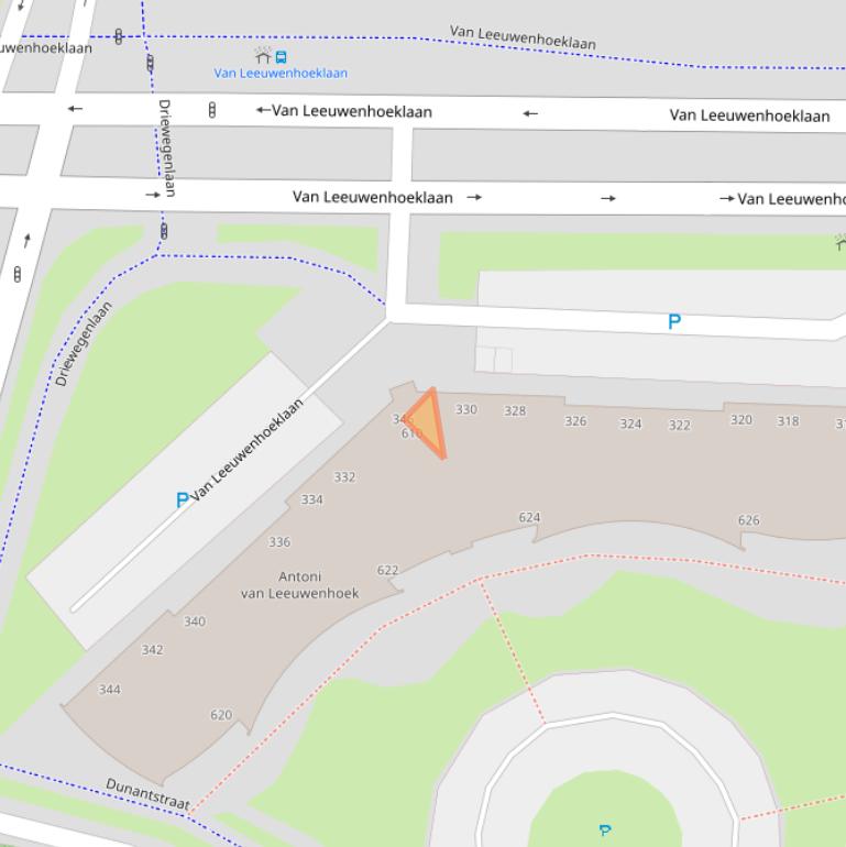 Kaart van postcodegebied 2713RL.