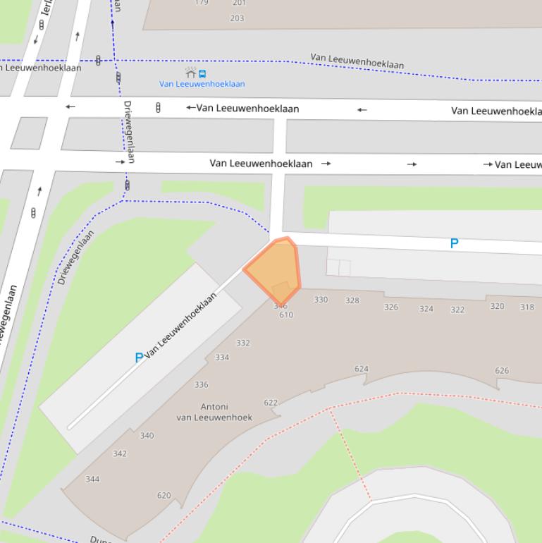 Kaart van postcodegebied 2713RM.