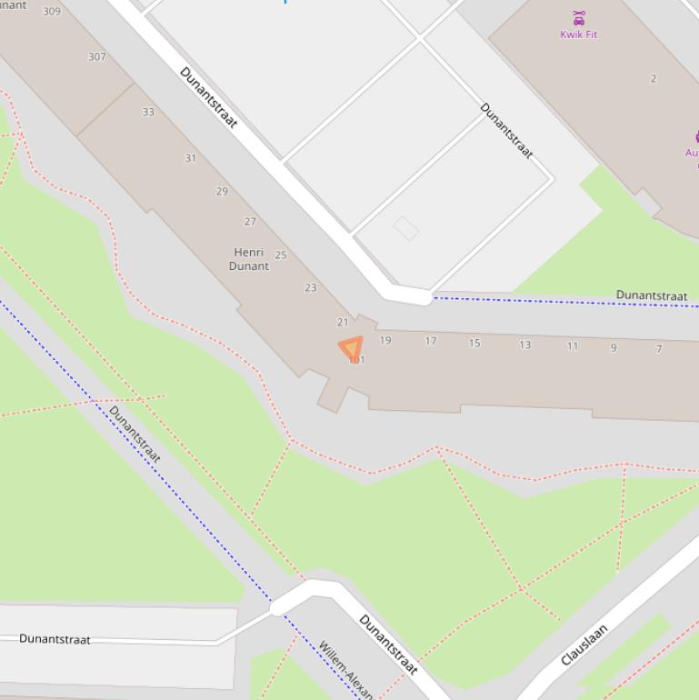 Kaart van postcodegebied 2713SC.