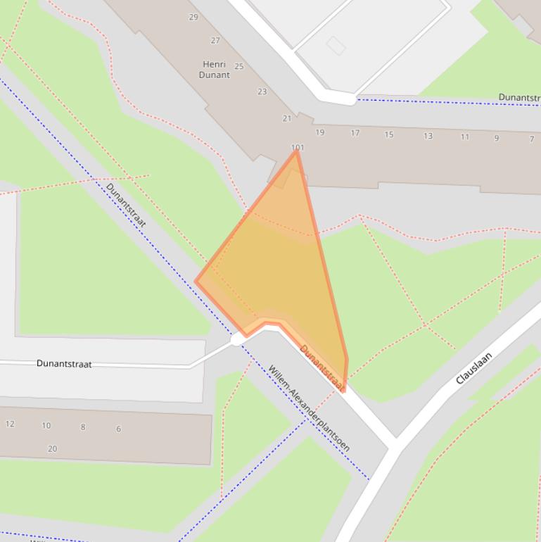 Kaart van postcodegebied 2713SH.