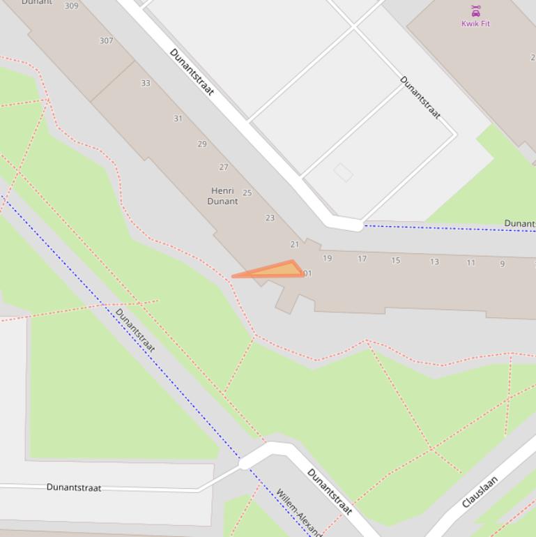 Kaart van postcodegebied 2713SK.