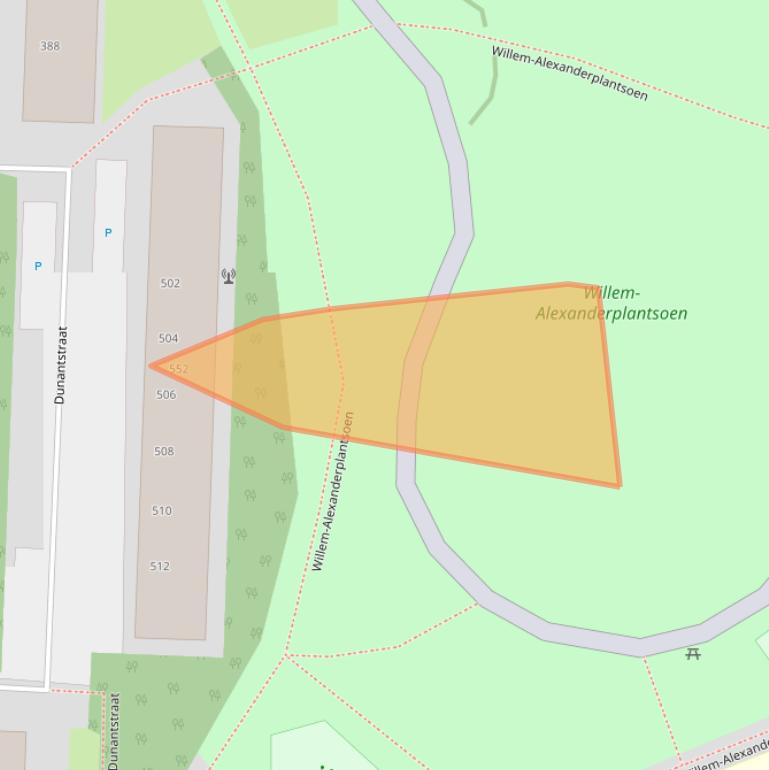 Kaart van postcodegebied 2713XD.