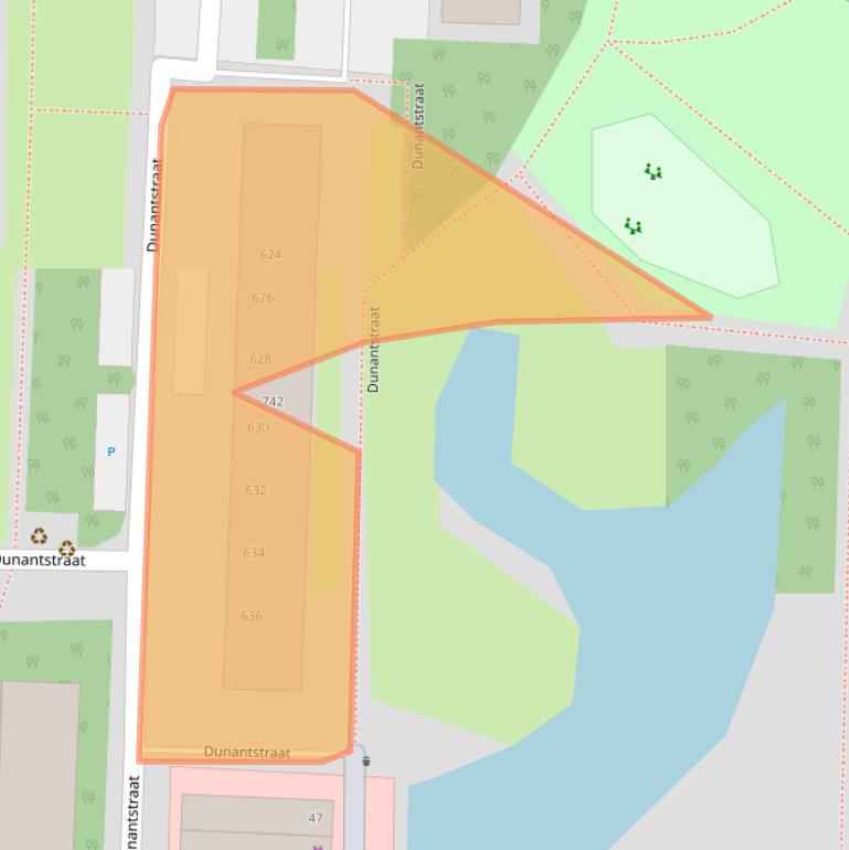 Kaart van postcodegebied 2713XE.