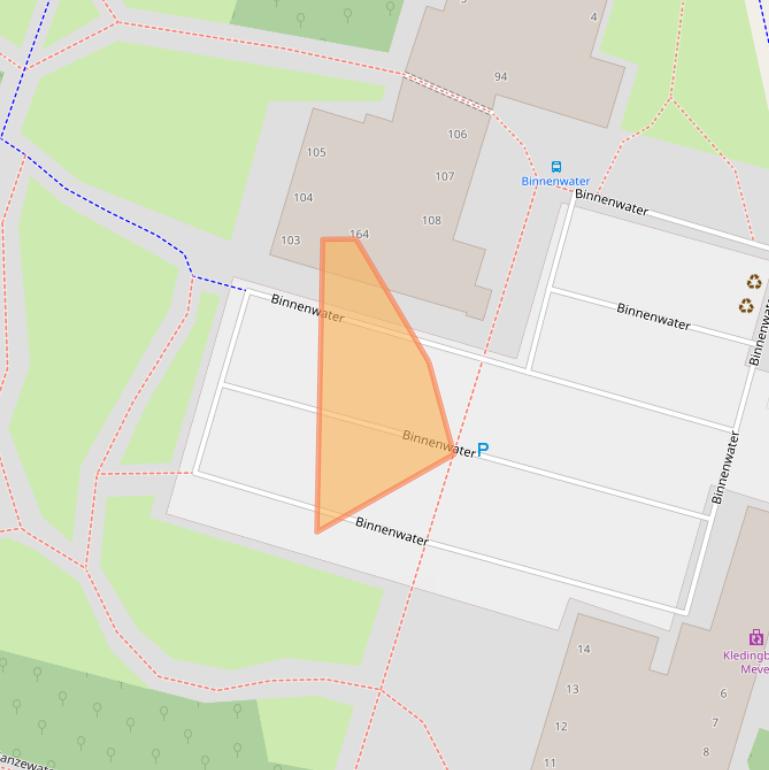 Kaart van postcodegebied 2715GJ.