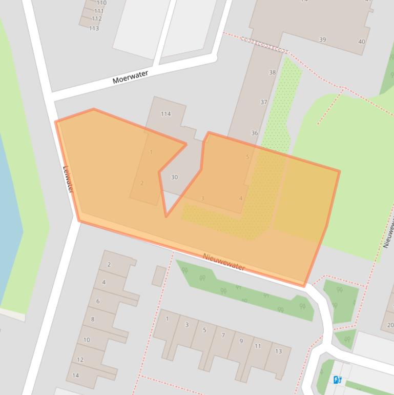Kaart van postcodegebied 2715GL.