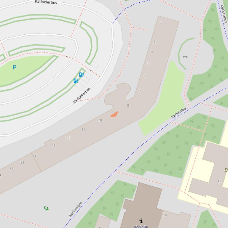 Kaart van postcodegebied 2715SB.